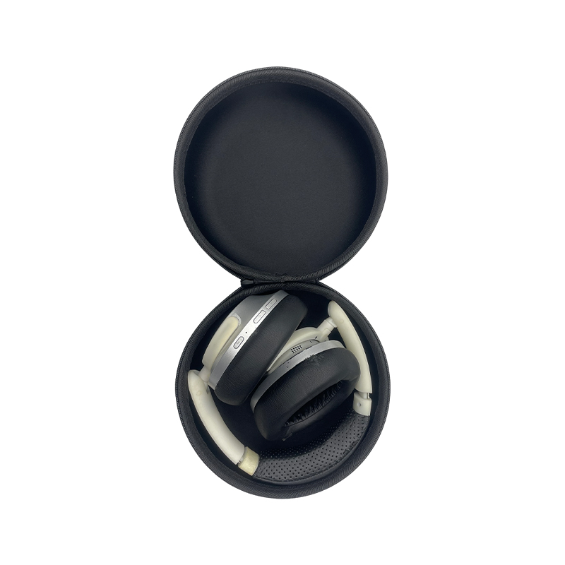 Factory Customized Round Earphone Eva Storage Bag Bluetooth, Wired Earphone Storage Box