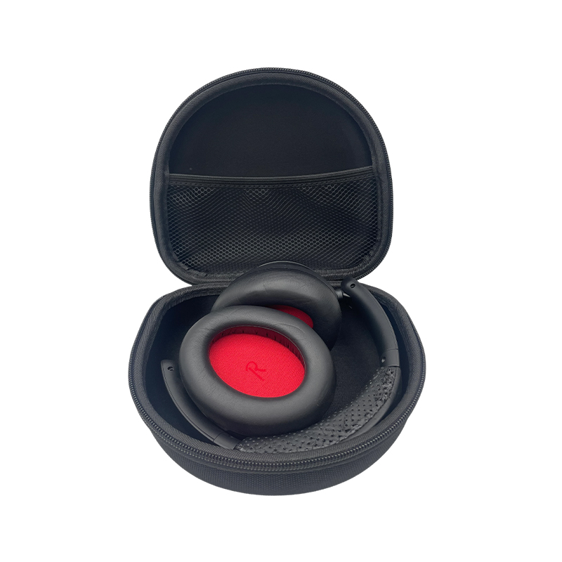 How does rounded corners on a Bluetooth headphone storage box improve security?